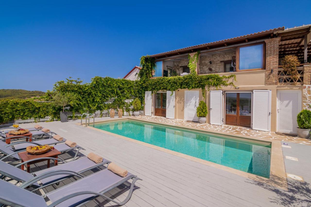Villa Tramonto With Private Heated Pool, By Zantewize Volímai Extérieur photo
