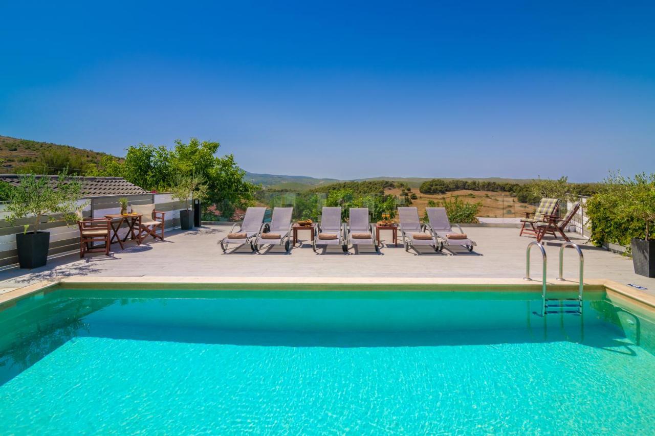 Villa Tramonto With Private Heated Pool, By Zantewize Volímai Extérieur photo
