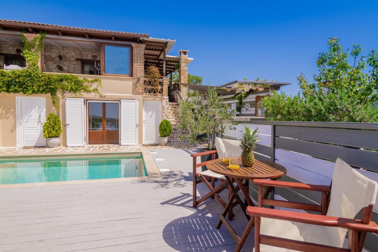 Villa Tramonto With Private Heated Pool, By Zantewize Volímai Extérieur photo